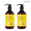 MEDIALL Scalp Cleansing Anti-Hair Loss Dandruff Relief Mildly Acidic Shampoo 300ml Woody Herbal Fragrance X2