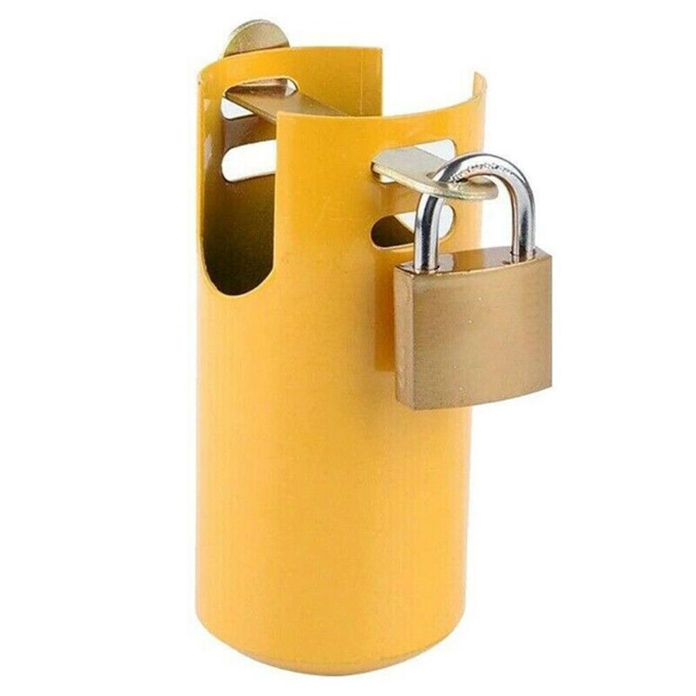 Металлический уличный замок для водопроводного крана с ключом Инструмент для защиты водопроводного крана Садовые аксессуары для крана