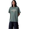 Carhartt WIP FW25 Весна/Лето Прочная футболка Свободная Выцветшая Винтажная Повседневная С коротким рукавом Футболка с логотипом Мужские Топы I036015-3GD-4G