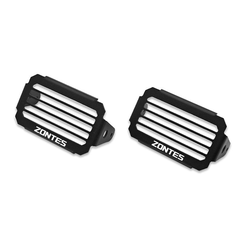 For ZONTES 368G G368 703F 2025 Motorcycl Spotlights Fog Lamp Cover Guard front fog lamp spotlight protective cover