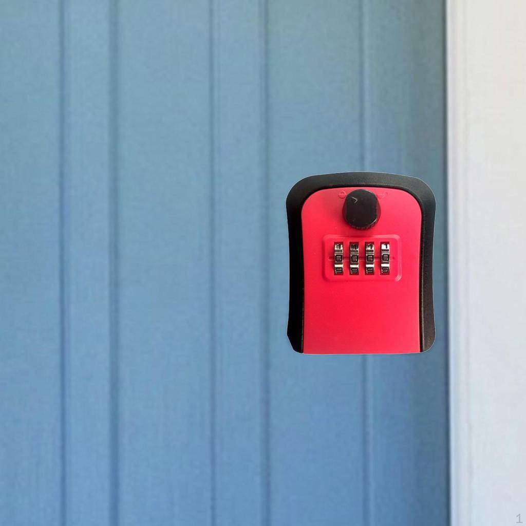 4-значный кодовый замок для хранения ключей и карт на открытом воздухе