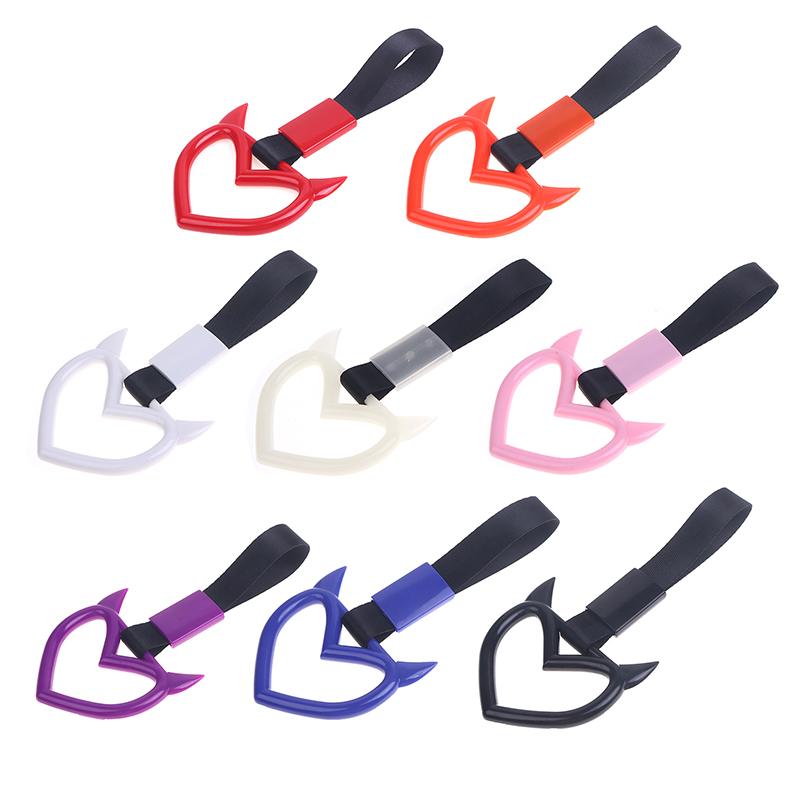 Автомобильные аксессуары Светящееся кольцо Дьявол Сердце Поезд Автобус Ручка Ремешок Дрейф Подвеска Предупреждение о Дрейфе Кольцо для Автомобиля