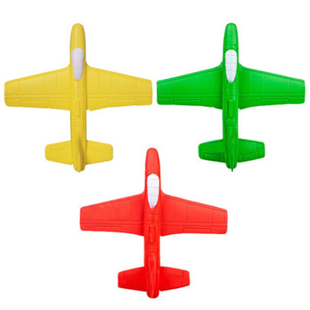 (Precious memory)Foam Throwing Glider Airplane Aircraft Toy Hand Airplane Model 17.5*17.5CM