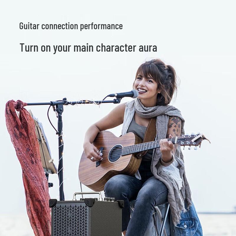 Sansui G7 Portable Outdoor KTV & Instrument Speaker CN plug (adapter included)