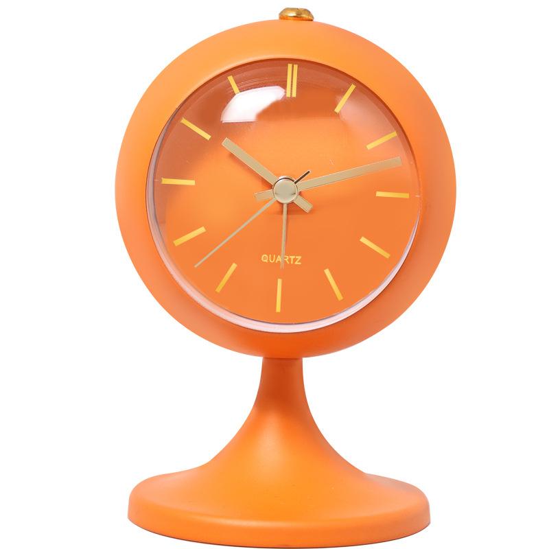 Ретро аналоговый будильник тихие нетикающие прикроватные часы для спальни домашнего офиса