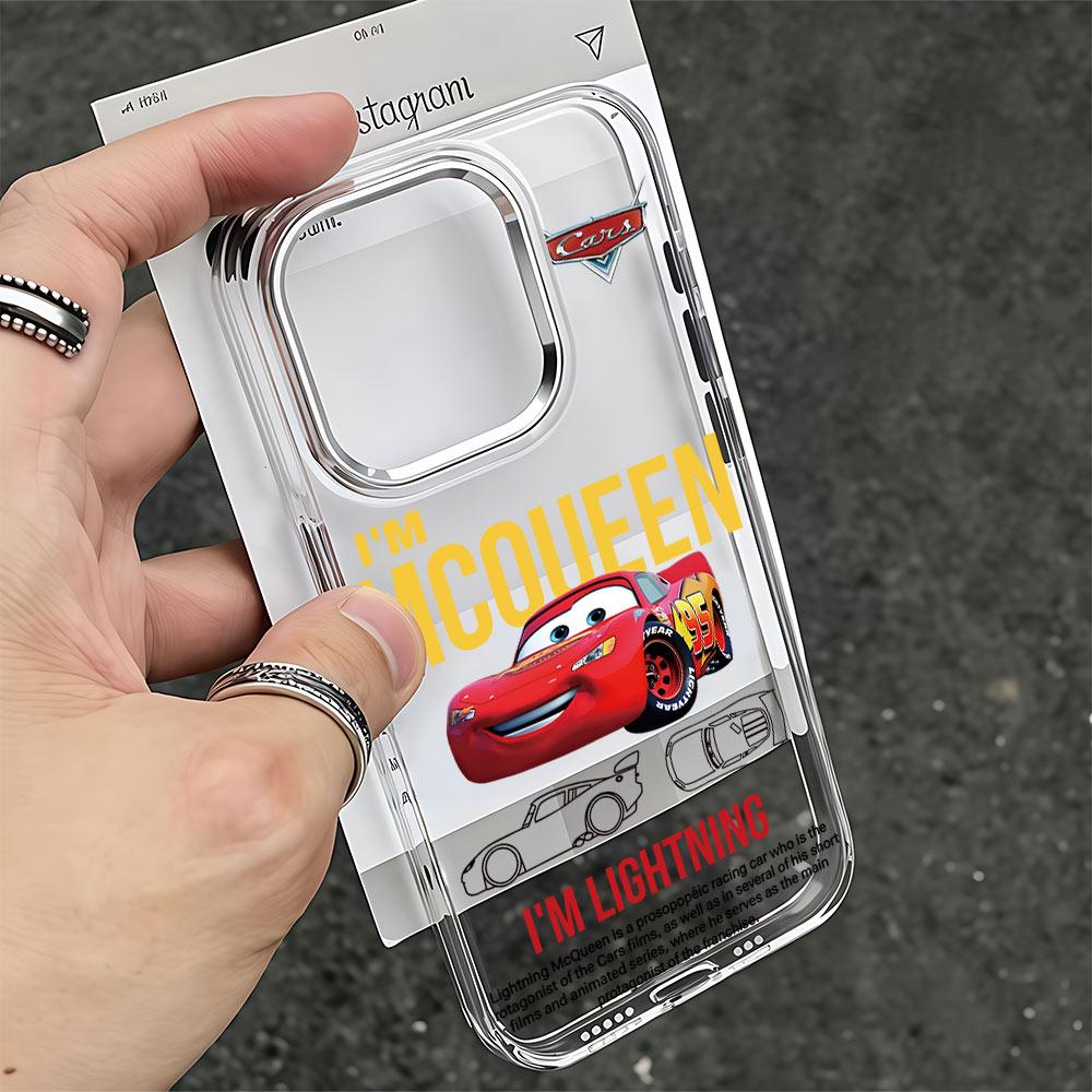 Чехол для телефона Cars L-Lightning M-McQueen для Google Pixel 10 9 8 7 8A 9A XL Pro 4G 5G Прозрачный Мягкий Силиконовый TPU Задняя Крышка