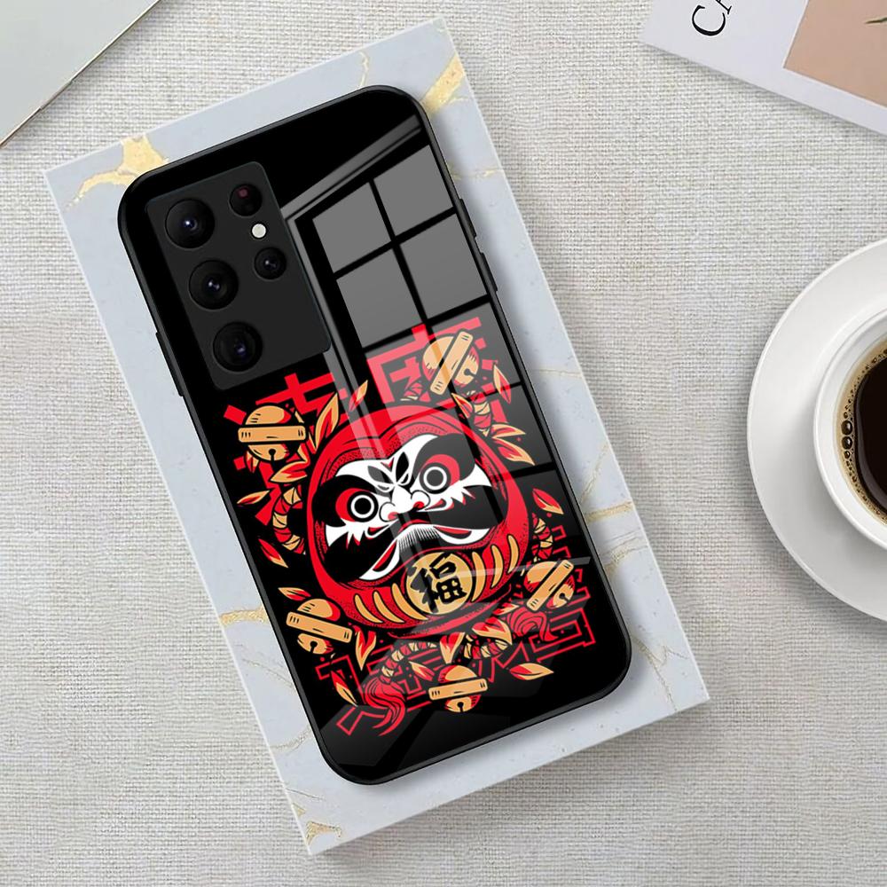Чехол для телефона Daruma для Samsung S25 Edge Ultra 23 22 21 20 Ultra Plus S24 Fe A54 53 25 Стеклянная крышка