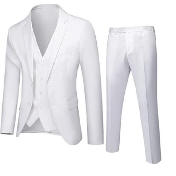 Мужской осенний свадебный комплект из двух предметов большого размера, мужской пиджак, пальто, брюки, модный приталенный костюм