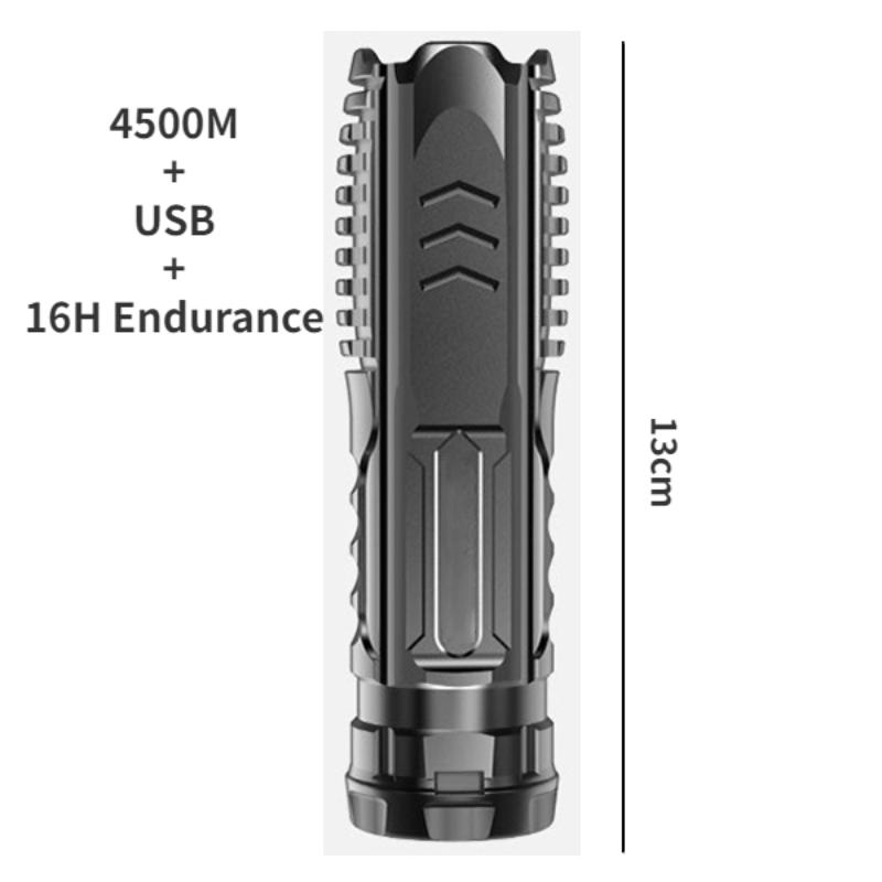 Многофункциональный перезаряжаемый USB-фонарик, портативный для улицы, маленький домашний фонарик, кемпинговый аварийный свет, фонарик для самообороны