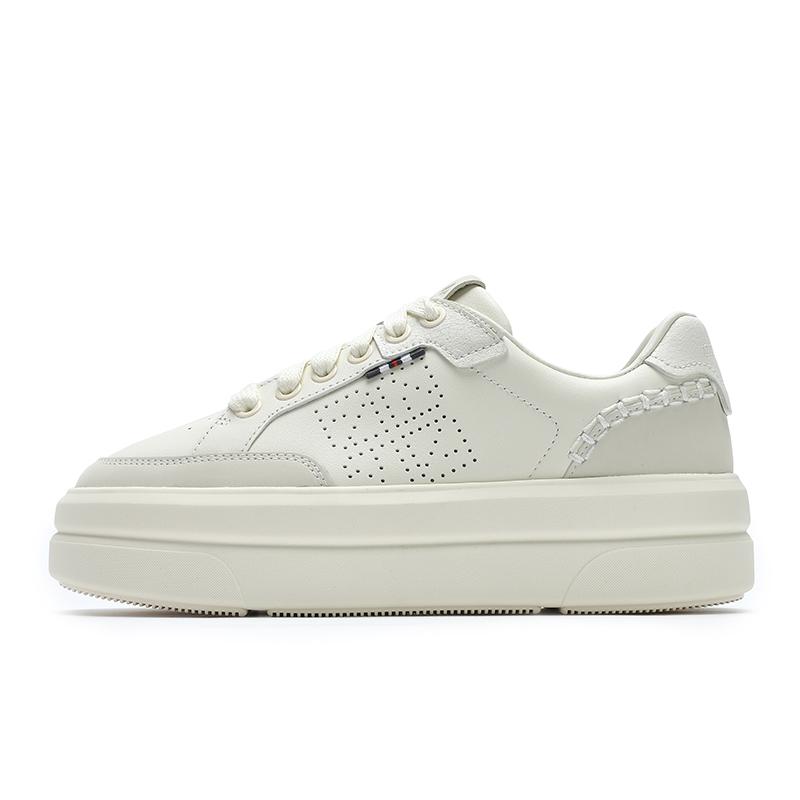 Fila Victoria Повседневные Минималистичные Универсальные Однотонные Кроссовки Женские Кроссовки Молочно-Белые F12W431205FAW