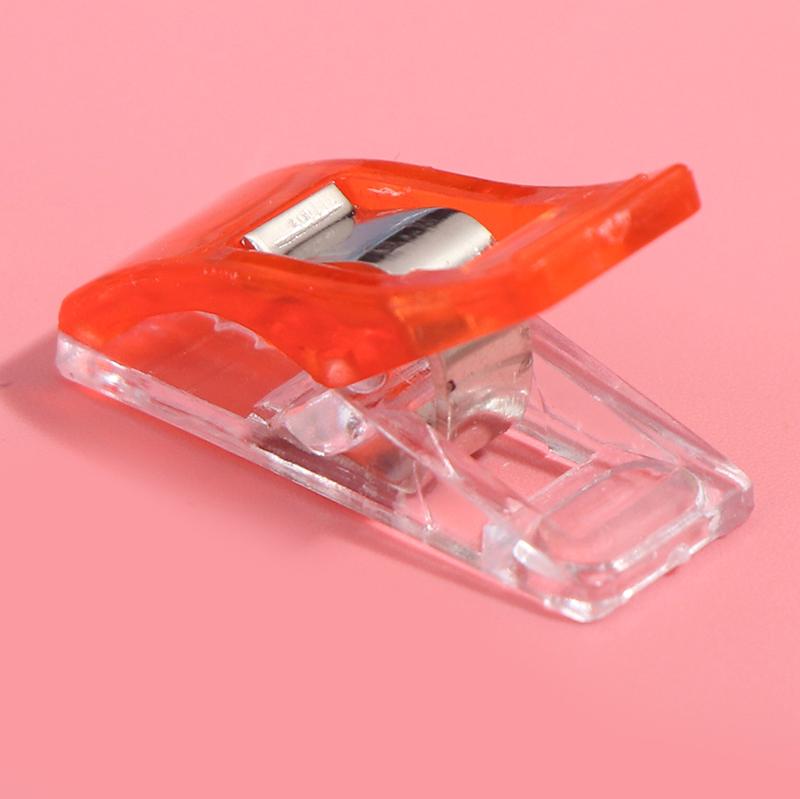 20Pcs Mixed Color Plastic Edging Clip Plastic Small Clip Sewing Positioning Clip
