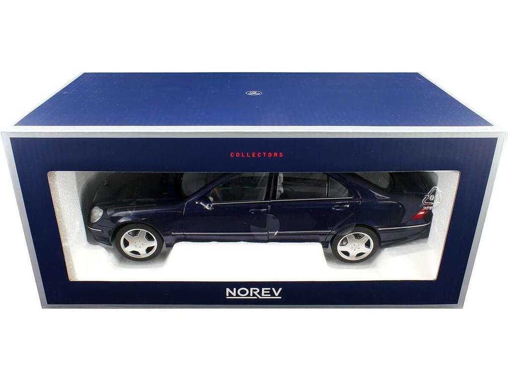 NOREV S55 AMG 00 Metallic Blue Scale Model 183817 Mercedes-Benz 1/18