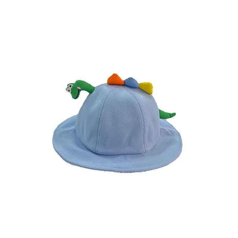 5 Colors Spring Autumn Kids Cartoon Bucket Hat Sun Protection Baby Hats Boys Girls Headwear Caps Children Outdoor Sunshade 1-4Y