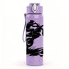 1PC Dirt Bike Motocross Rider Print 750ml Color Plastic Sports Water Bottle Leakproof Flip Straw Lid Suitable for Sports Office Home Use