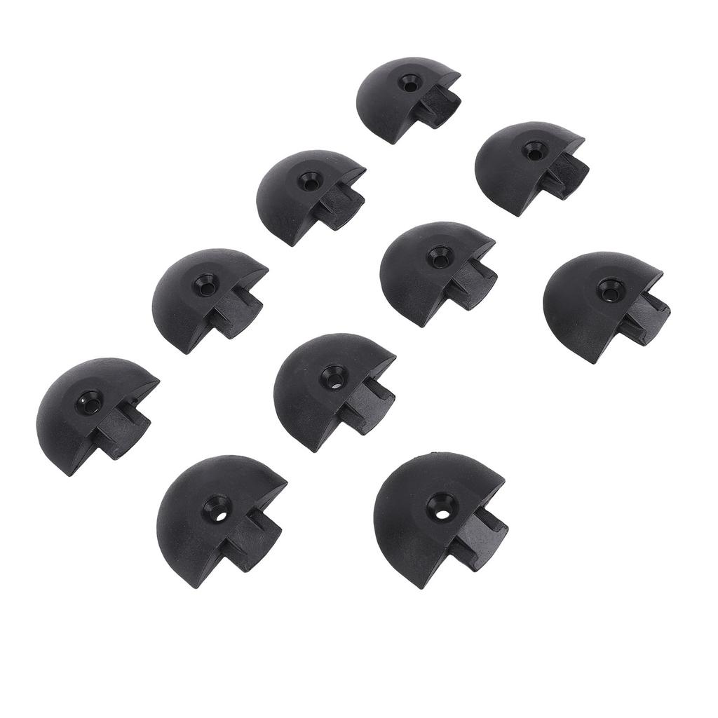 10PCS Angled End Cap for L Track Semi Circular Shape End Fittings Eliminates Pointed Edges On L Rail for Truck Bed