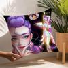 K-kpop D-Демоны H-Охотники Наволочка Плюшевая Ткань Мягкая Наволочка Двусторонняя Печать Чехол для Подушки Бытовые Подарки
