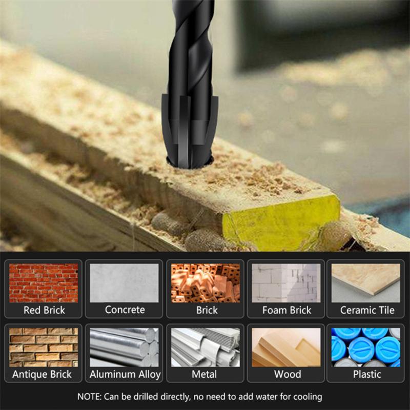 3mm/ 4mm/5mm/6mm/8mm/10mm/12mm Drill Bit Universal Drill Bit Drilling Tool Cemented Carbide Drill Bit Wall Hole Opening Power Tools Accessories