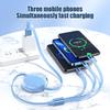 3 In 1 Retractable 100W Fast Charge Data Cable For Iphone 14 Usb Type C/Micro For Sumsung Xiaomi 13 Huawei Phone Charge Usb Cord