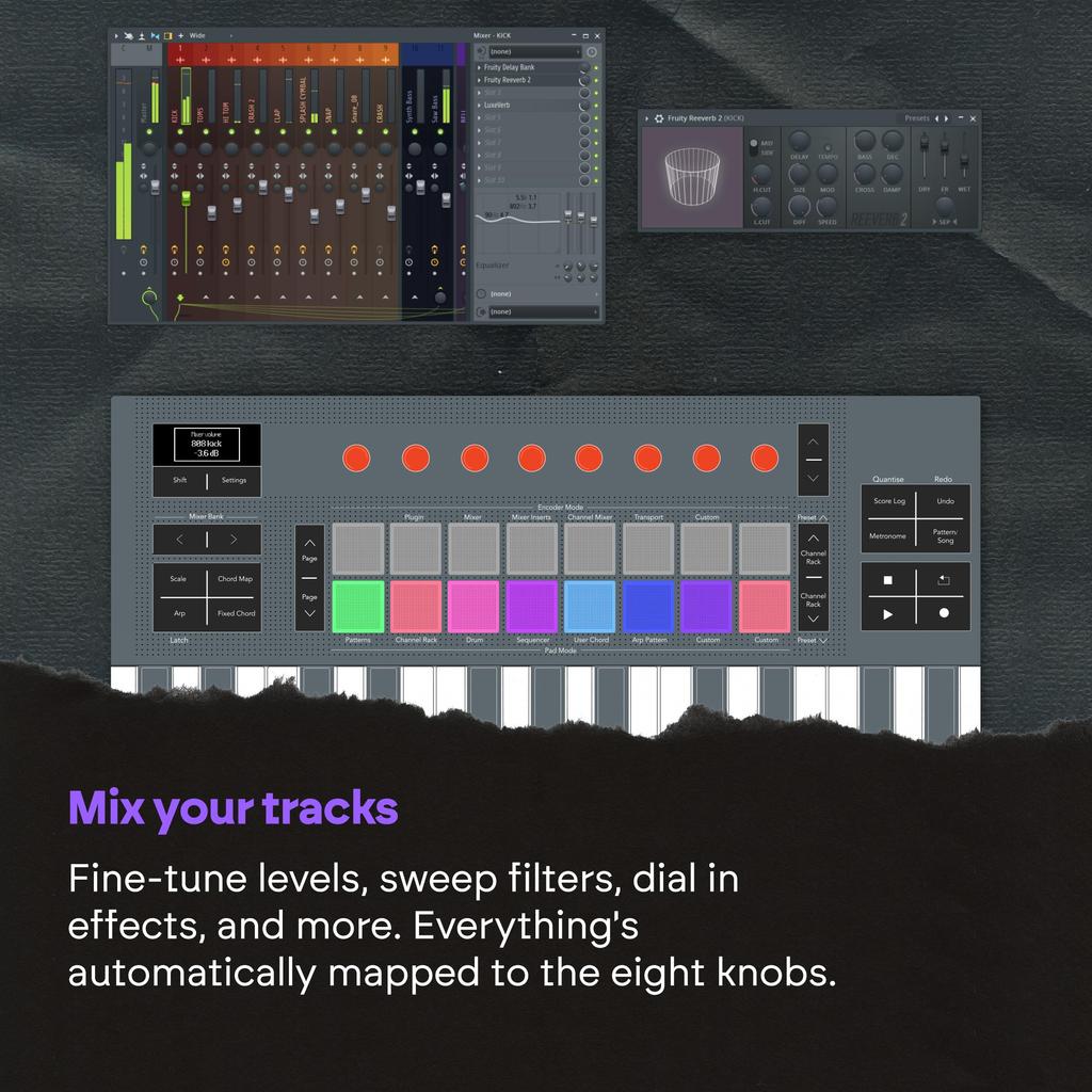MIDI-клавиатура Novation FLkey 2, 37 клавиш