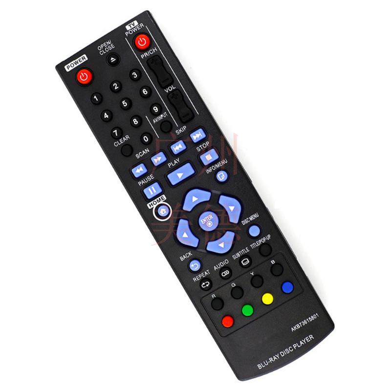 Совместимый пульт дистанционного управления для Blu-ray DVD-плеера LG (модель: AKB73615801)