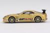 MINI GT Scale Toyota Supra Top Secret Gold Finished Product 1/64 (A80) GT-300 (Right-Hand Drive) MGT00961-BL