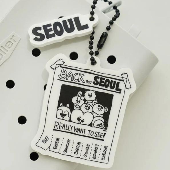 BT21 Акриловый брелок для ключей City Edition