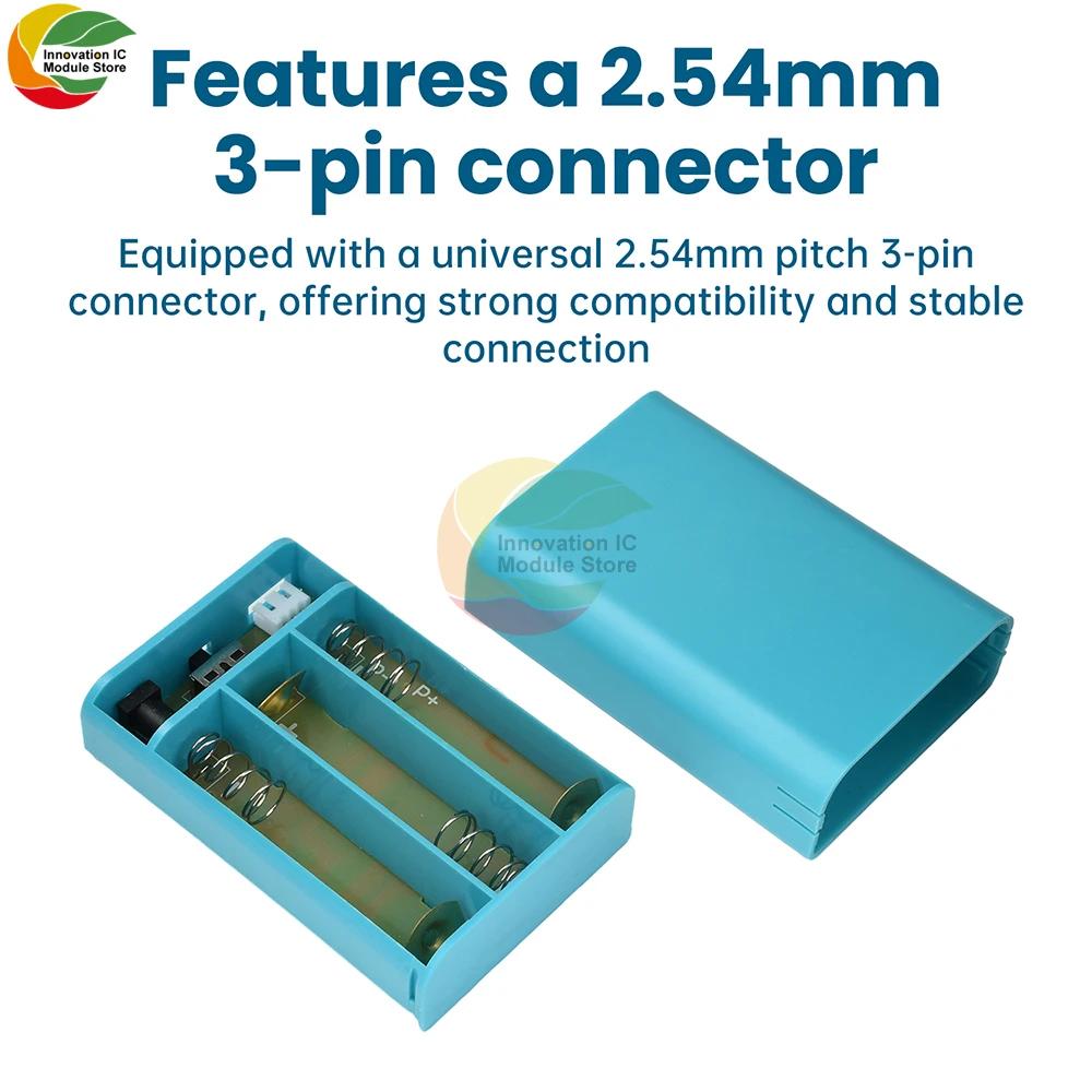 Корпус Power Bank на 3*18650, 12 В, портативный корпус для хранения аккумуляторов, съемный 3P коннектор с индикатором уровня заряда