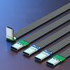 Мягкий кабель данных Type-C, высокая скорость для мобильных устройств, зарядка 20 Вт, быстрая передача данных 480 Мбит/с, разная длина (5- 200 см)