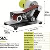 1 Set Versatile Mini Belt Sander & Sharpener: 7 Adjustable Speeds, Angle Precision, US Plug - Ideal for Metal & Wood