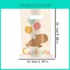 Пакеты для подарков на детскую вечеринку в тематике капибары Лабубу с блестящей ручкой для празднования дня рождения