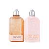 France Oushujia Cherry Blossom Body Lotion & Shower Gel Set - Moisturizing, Skin Nourishing, Long-lasting Fragrance, 250ml & 35ml Travel Size.