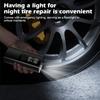 Tire Inflator Portable Air Compressor Air Pump for Car Tires with Tire Pressure Gauge One Click Smart Pump for Car, Motorcycle
