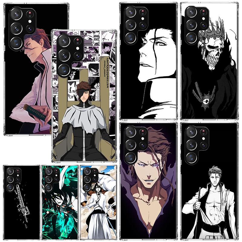 Чехол для телефона Bleach Айзен Соуске для Samsung Galaxy S26 S25 Edge S24 FE S23 S22 Ultra S21 Plus S20 + Художественные Fundas Задняя крышка Galaxy