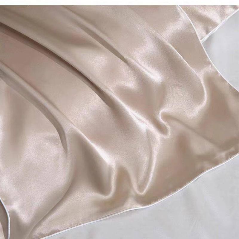 Luxury 140S 30 Momme Double-Sided Pure Mulberry Silk Pillowcase 50x75cm Hair Skin Care