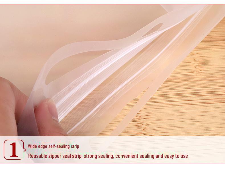 Восьмисторонний матовый прозрачный самозапечатывающийся плотный пакет для хранения больших объемов сухофруктов