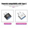2026 Hot Interior Stickers Car Type-C To USB 3.0 Interface Mini Converter Charging Adapter For Lexus F SPORT ES RX NX LS UX LM L