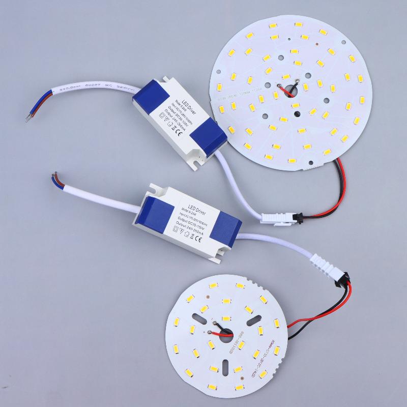 Светодиодная плата 3 Вт 36 Вт LED 5730SMD Набор светодиодных ламповых бусин с драйвером Энергоэффективная для освещения помещений