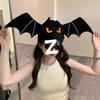 Halloween Cute Black Bat Plush Hat with Big Wings for Cosplay & Photos