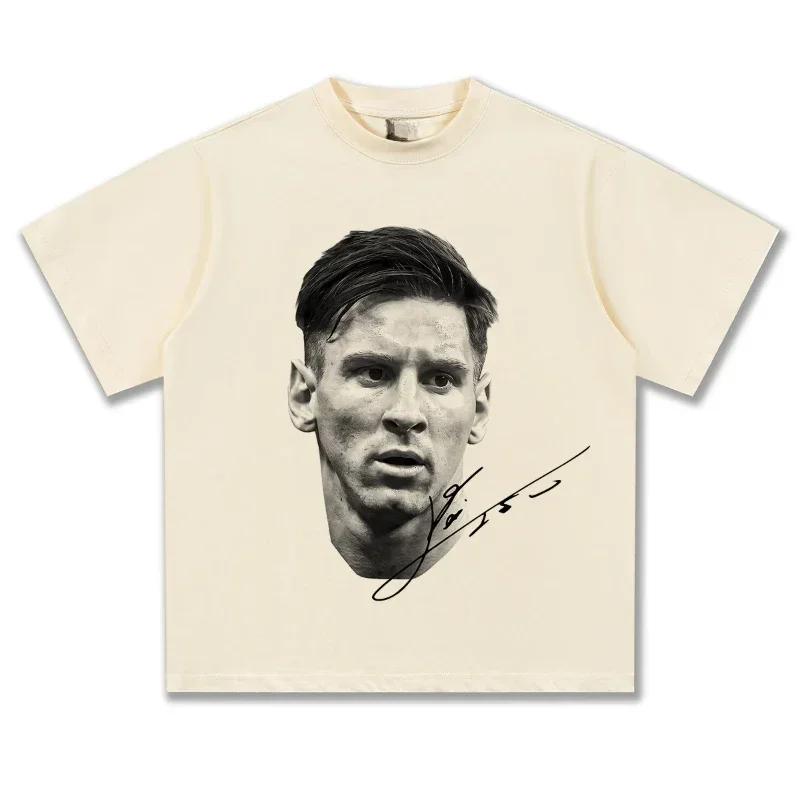 2025 CRISTIANO RONALDO Classics Football Superstar 7super Fashion Print Short Sleeve T-shirt Men Distress American Tshirt