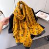 Ancient Rhyme Ink Fragrance Printing Fragrant Cloud Yarn Spring And Summer Silk Scarf Large Long Scarf Travel Shawl Sun Protection Scarf Headscarf