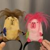 Headdress Hair Headband Plush Headpiece Cartoon Headwear Ornament  Washing Face