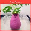 Plush Eggplant Colorful Doll Keychain Adorable Stress Reliever For Everyday Use