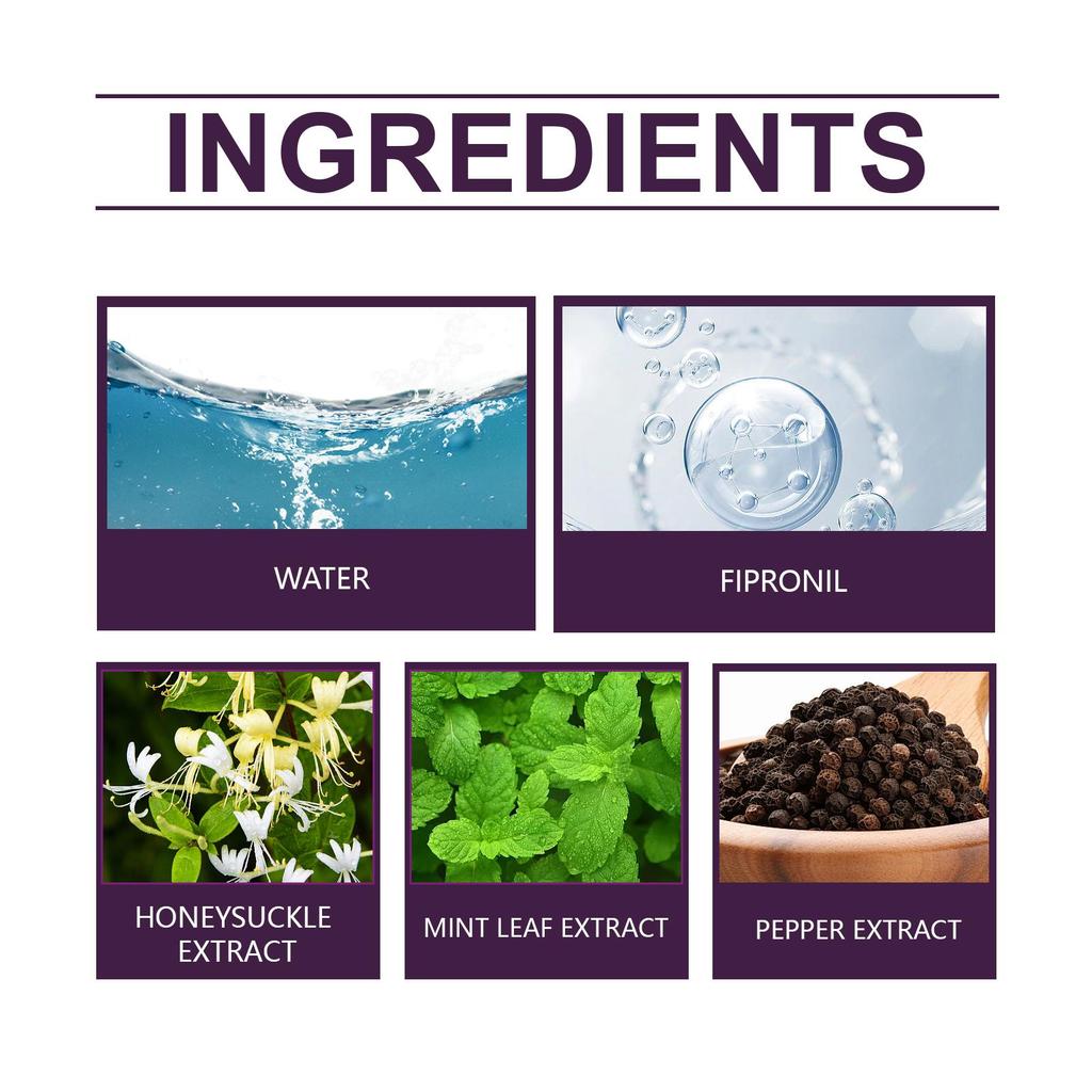 YEGBONG Pet Dewormer Spray Protect Your Beloved Pets with Gentle Ingredients and Healthy Bug Spray.