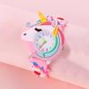 Cartoon Silicone Gift Watch for Boys and Girls Cute Colorful Lovely Kids Wristwatch Little Fresh Sport Jelly Candy Color