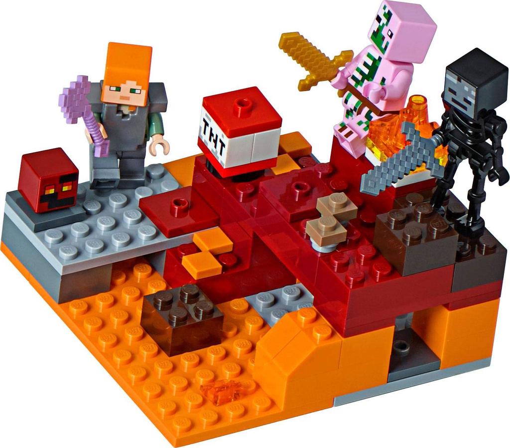 LEGO Minecraft Netherfight 21139 Набор для сборки (84 штуки)