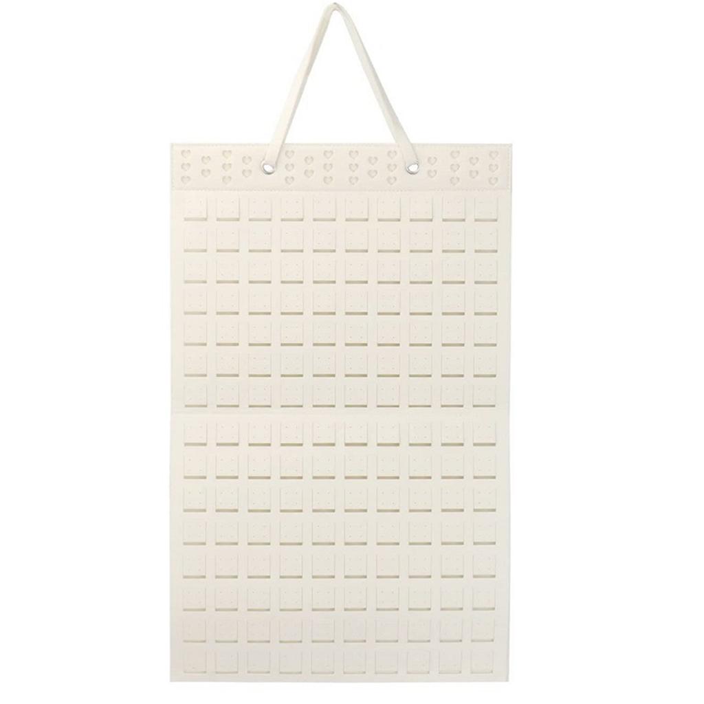 Felt Jewelry Hanging Organizer Wall Mounted Earring Necklace Ring Storage Bag for Home Decoration