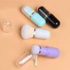 Retractable Retractable Kabuki Brush Capsule-shape Nail Dust Brush  for Blusher