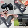 1/2pcs Universal Trailer Hitch Trailer Ball Protection Car Accessory Trailers Ball Cover Trailers Balls Cover Tow Bar Covers