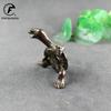 Solid Brass Ball Shape Tortoise Heavy Figurines Miniatures Vintage Metal Copper Animal Turtle Sculpture Tea Pet Table Ornaments