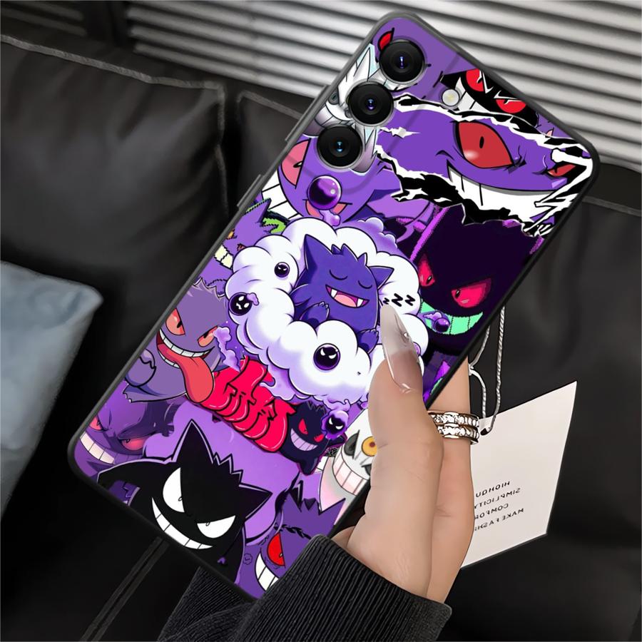Чехол Pokemon Gengar для Samsung Galaxy A70 A04 A13 A20 A17 A50 A15 A16 A40 A05 A12 A06 Funda Чехол для телефона